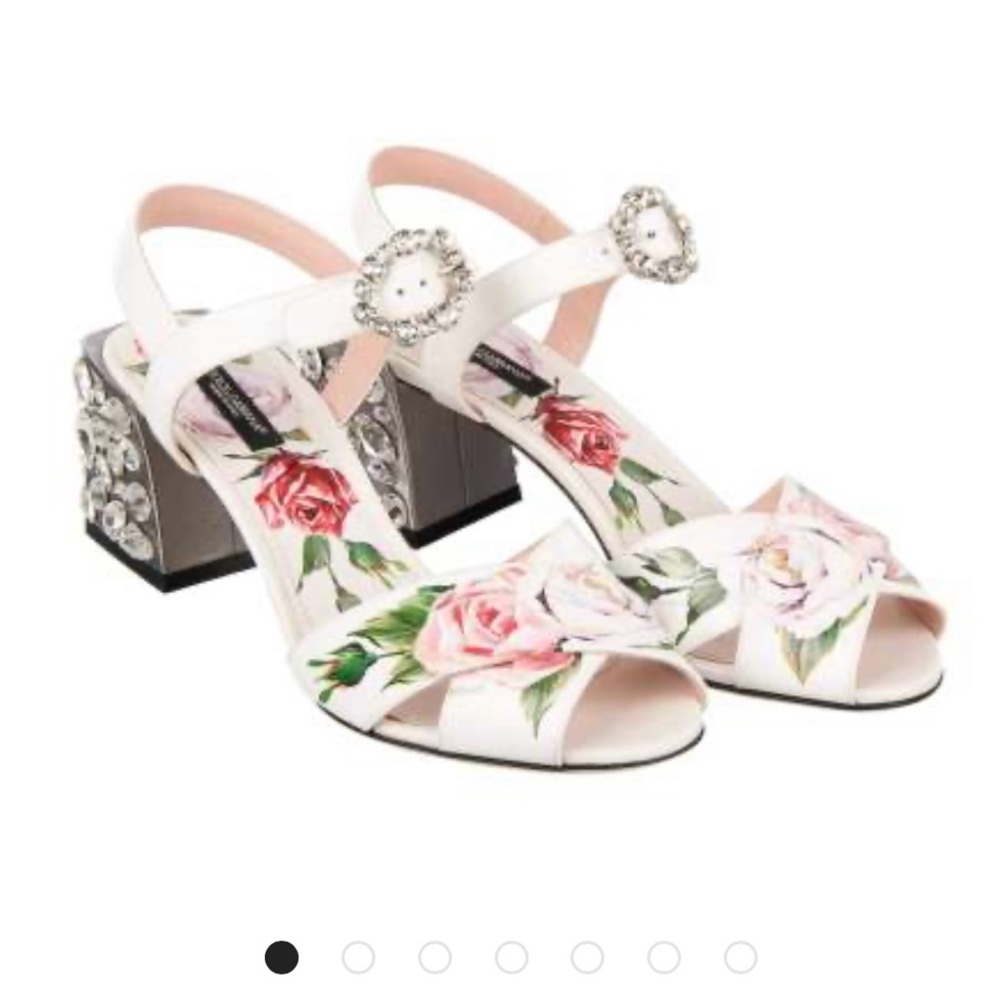 Floral Embellished Women's Sandals like new